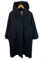 ロングダウンジャケット/2/ポリエステル/BLK