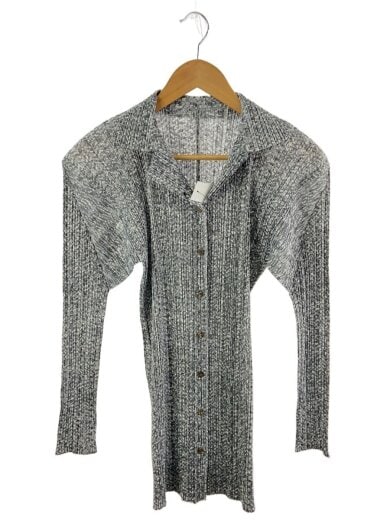 商品画像：長袖シャツ/3/ポリエステル/GRY/総柄/PP81-JK431 1