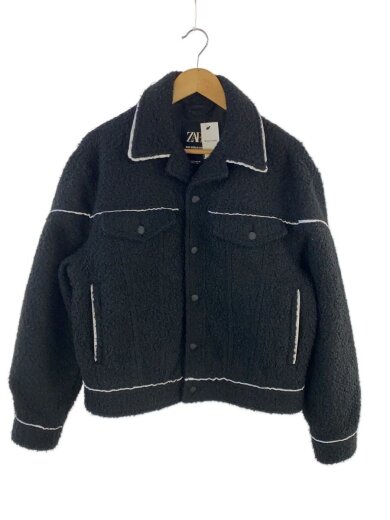 商品画像：フリースジャケット/M/ポリエステル/BLK 1