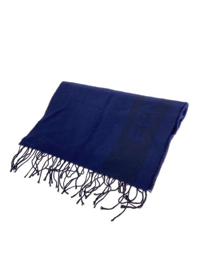 商品画像：マフラー/ウール/NVY/レディース 1