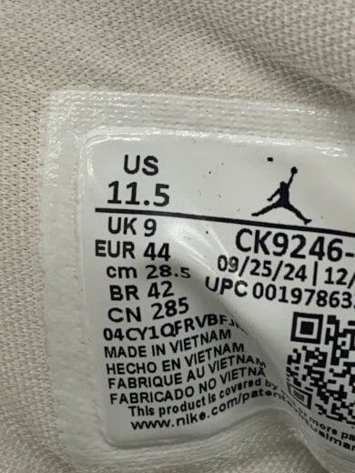 商品画像：エア ジョーダン 3 レトロ/28.5cm/WHT 5