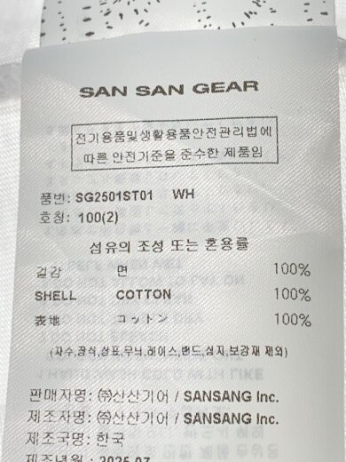 商品画像：Tシャツ/2/コットン/WHT/無地// 4