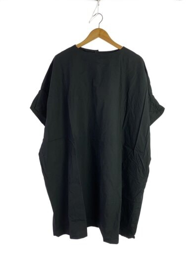 商品画像：半袖ワンピース/--/コットン/BLK 1