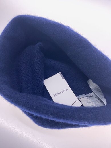 商品画像：ニットキャップ/M/カシミア/NVY/無地/メンズ// 3