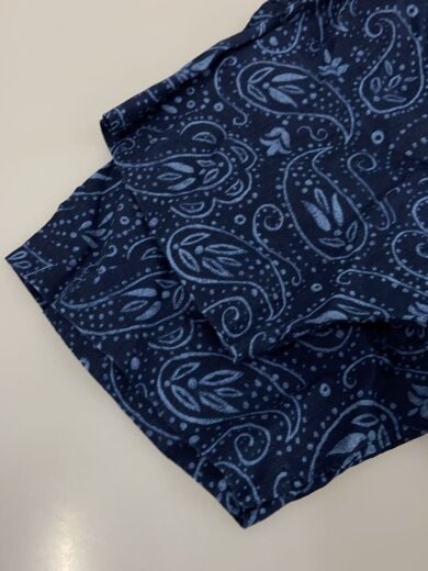 商品画像：半袖シャツ/XL/リネン/NVY/ペーズリー 6