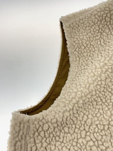 商品画像：フリースベスト/--/ポリエステル/CRM/65619FA20 5