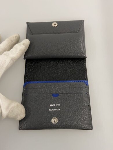商品画像：MOLINI/2つ折り財布/レザー/BLK/レディース 4