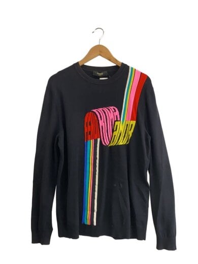 商品画像：ROMAAMORクルーネックニット/--/レーヨン/BLK/FZZ478A8BR// 1