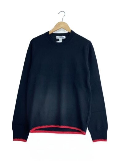 商品画像：ニット・セーター(薄手)/M/ウール/BLK/W24516 1