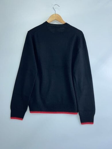 商品画像：ニット・セーター(薄手)/M/ウール/BLK/W24516 2