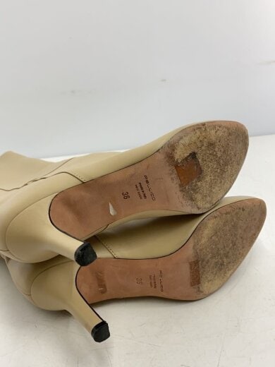 商品画像：ロングブーツ/36/BEG/レザー 4