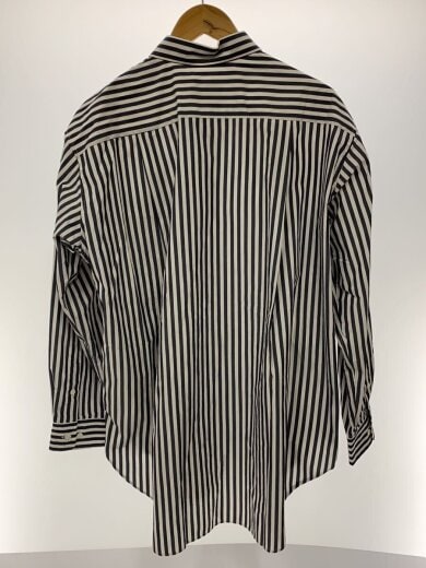 商品画像：長袖シャツ/2/コットン/GRY/ストライプ 2