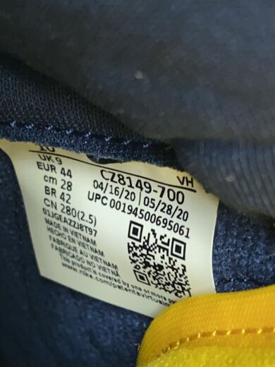 商品画像：ハイカットスニーカー/28cm/YLW/CZ8149-700 5