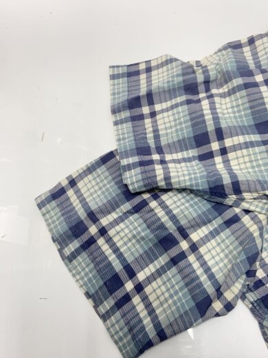 商品画像：半袖シャツ/M/コットン/BLU/チェック 5