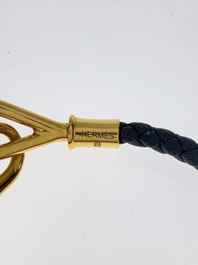 商品画像：HERMES エルメス ブレスレット/レザー/BLK/メンズ 2