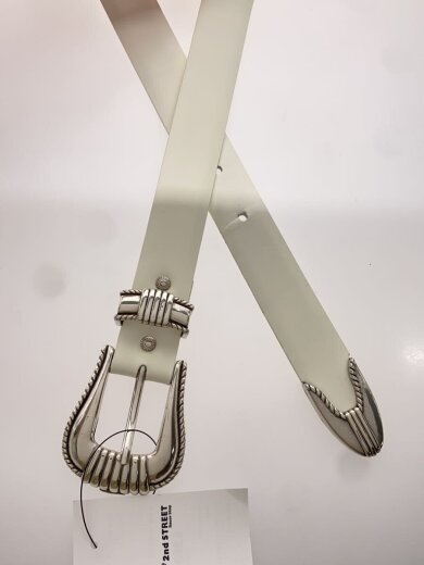 商品画像：ベルト/牛革/WHT/無地/レディース/TZ31-AH918// 2