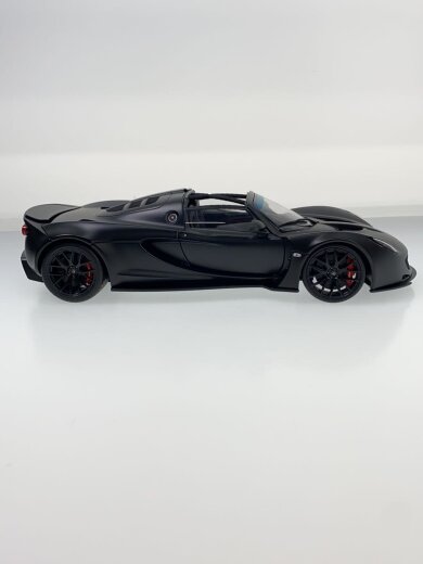 商品画像：ミニカー/1:18/ヘネシー ヴェノム GT スパイダー(マットカーボン・ブラック)/75401 5