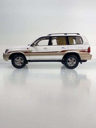 商品画像：ミニカー/トヨタ ランドクルーザー 左ハンドル 白/TOTOTA  LAND CRUISER/WHITE 3