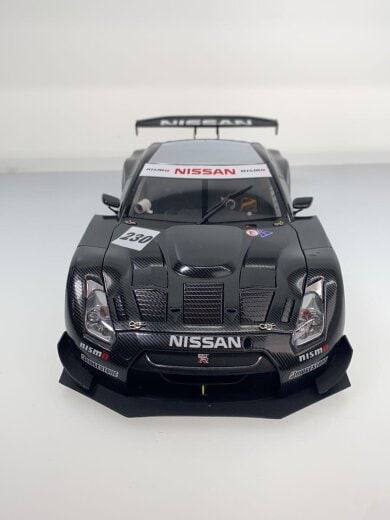 商品画像：ミニカー/1:18/日産 GT-R TESTCAR SuperGT2008 ブリヂストン ブラック/80878 2