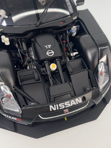 商品画像：ミニカー/1:18/日産 GT-R TESTCAR SuperGT2008 ブリヂストン ブラック/80878 7