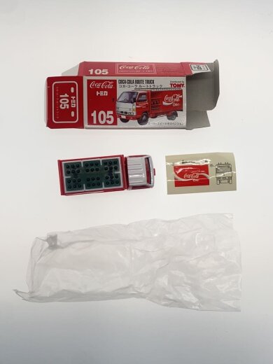 商品画像：トミカ/コカ・コーラ ルートトラック/#105/08年/中国製 7