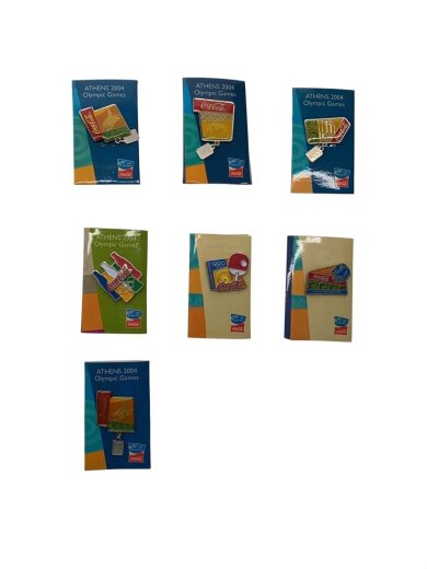 商品画像：ホビーその他/アテネオリンピック ピンバッチ 7点まとめ 1