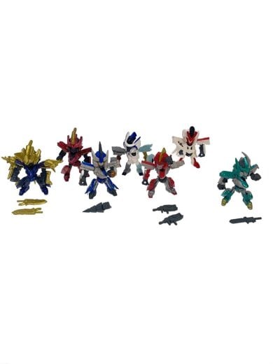 商品画像：シンカリオン/ガチャフィギュア/7体まとめ// 1