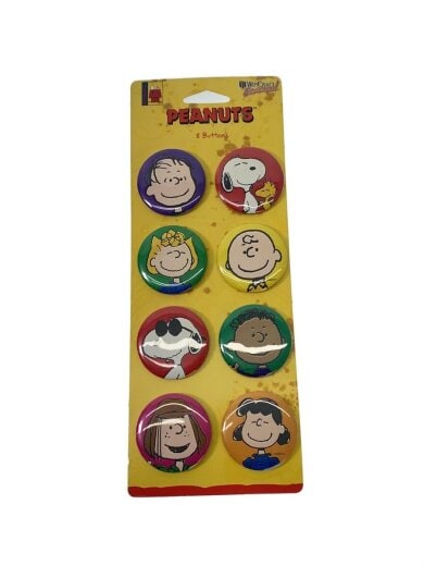 商品画像：缶バッジ/スヌーピー8 Buttons 1
