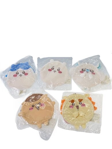 商品画像：ちいかわ/もちっとクッションぽーち/まとめ 1