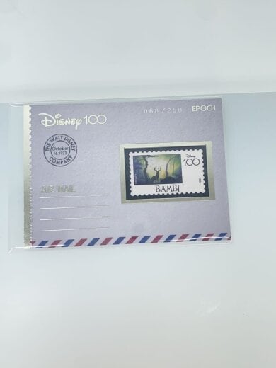 商品画像：ナンバリング付エアメールカードまとめ/DISNEY 100周年記念カード 6