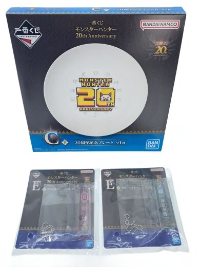 商品画像：モンスターハンター20th/プレート&アクリルチャームx2まとめ 1