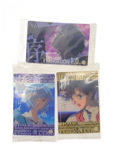 商品画像：ウエハースカード/エヴァンゲリオン/3枚まとめ 1