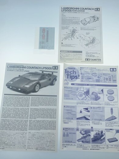 商品画像：1:24/ランボルギーニ カウンタック LP500S(クリヤーコートレッド) 特企/25419// 7