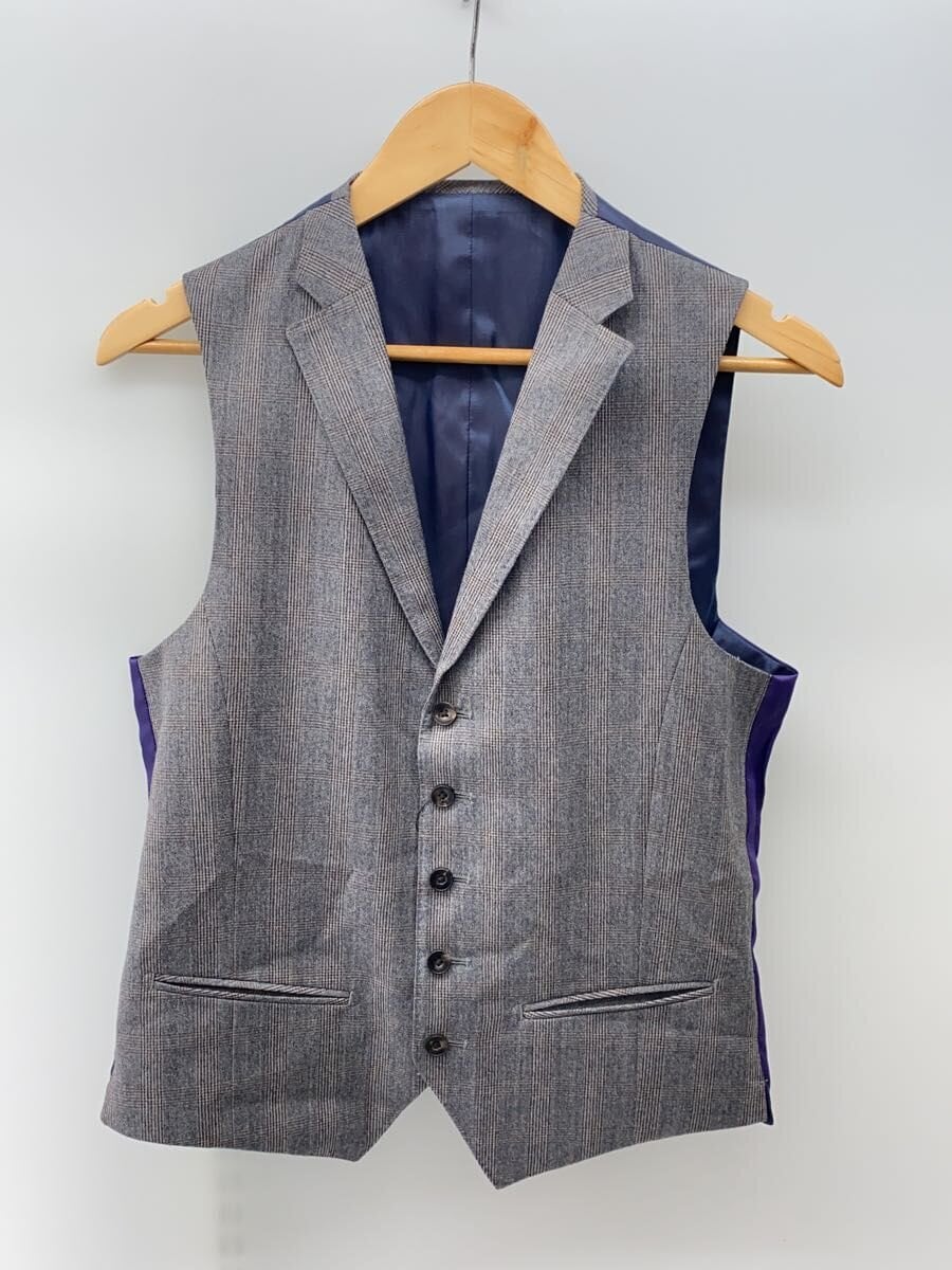 Perfect Suit FActory(P.S.FA) / 3ピース/Tollegno 1900/セットアップ/Y6/ウール/GRY/グレンCK/PU034935I-15