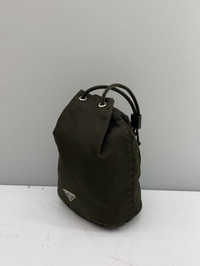 商品画像：ポーチ/ナイロン/KHK/無地/巾着/変色有 2