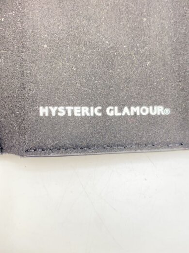 商品画像：3つ折り財布/フェイクレザー/BLK/プリント/メンズ/コンパクトウォレット/ヒビワレ有 3