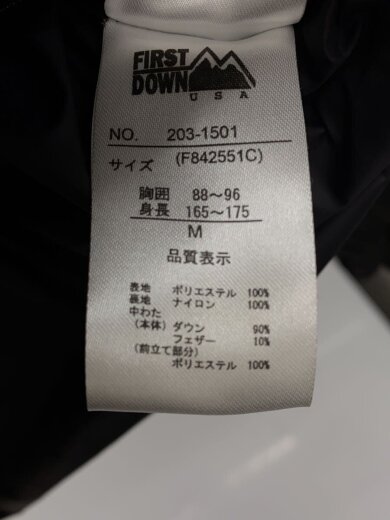 商品画像：ダウンジャケット/M/ポリエステル/BLK/203-1501 5