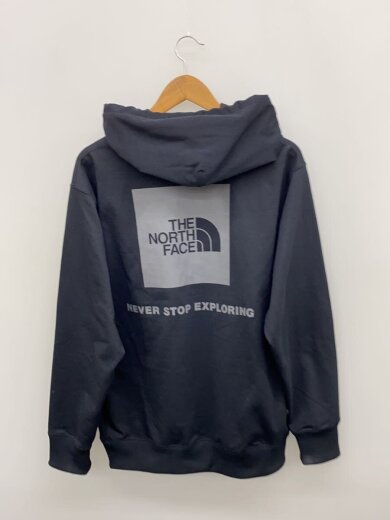 商品画像：BACK SQUARE LOGO HOODIE_バックスクエアロゴフーディ/L/ポリエステル/BLK/無地 2