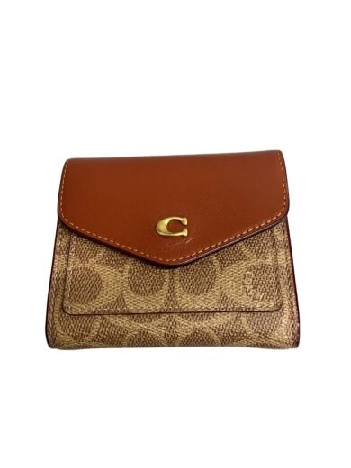 商品画像：2つ折り財布/PVC/BEG/総柄/レディース/C2329 1