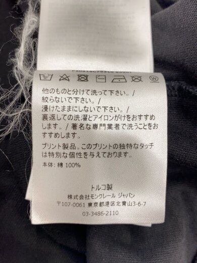 商品画像：Tシャツ/L/コットン/BLK/C-SCOM-20-6721 4