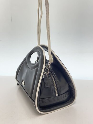 商品画像：MOON-M/ウエストバッグ/フェイクレザー/BLK/無地/P4644 2