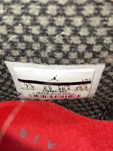 商品画像：AIR JORDAN 10 RETRO/エアジョーダンレトロ/ブラック/310805-002/25.5cm/ブラ 5