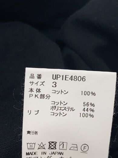 商品画像：J/Tシャツ/3/コットン/BLK/UP1E4806// 4