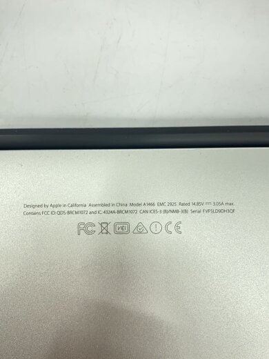 商品画像：ノートPC/Core i5/8GB/2017年/MQD32 6