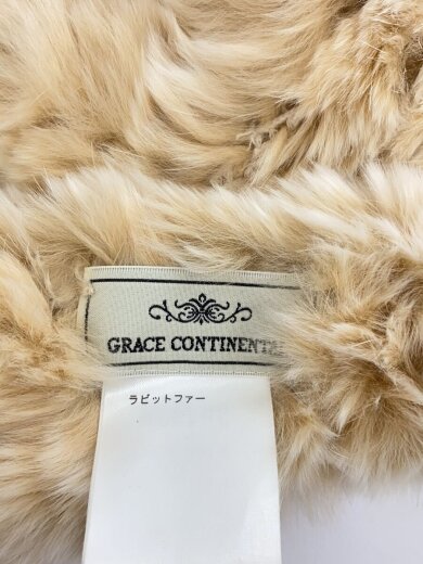 商品画像：マフラー/ラビットファー/ファー/BEG/無地/レディース/1538 3582-0 2