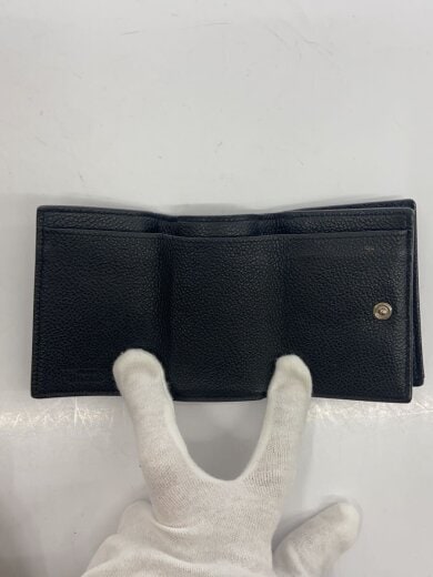 商品画像：3つ折り財布/レザー/BLK/レディース/459784 4