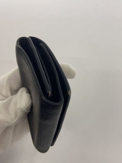 商品画像：3つ折り財布/レザー/BLK/レディース/459784 8