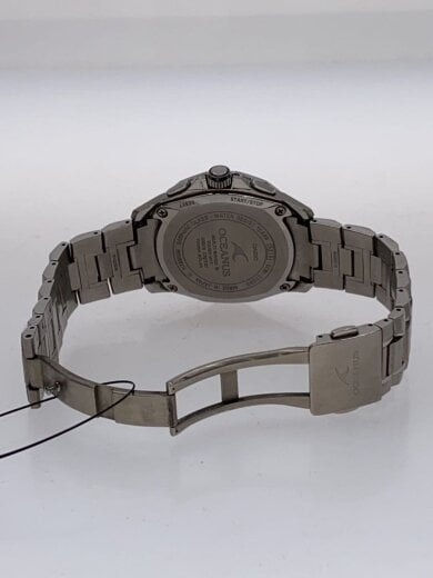 商品画像：ソーラー腕時計・OCEANUS/アナログ/チタン/BLU/SLV/チタン 4