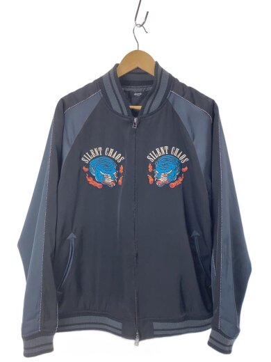 商品画像：スカジャン/L/ポリエステル/BLK 1