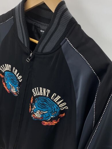 商品画像：スカジャン/L/ポリエステル/BLK 6